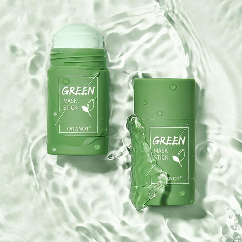 Natural Green Tea Clay Mask Stick– Clears Acne & Refines Pores🌿