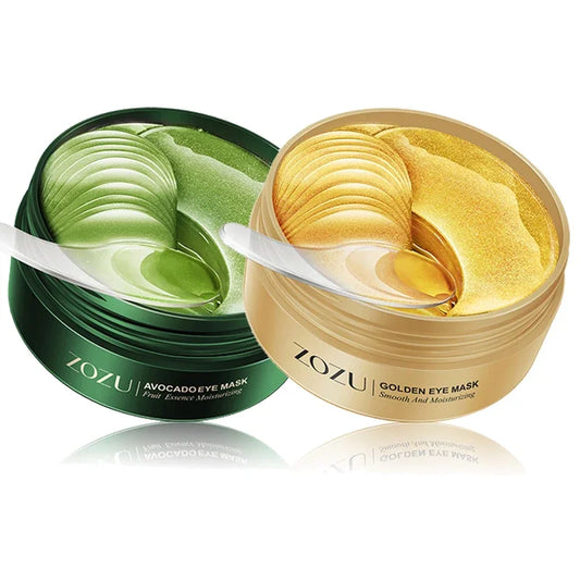Liora Gold Eye Mask Set — Crystal Collagen Patches for Dark Circles & Hydration