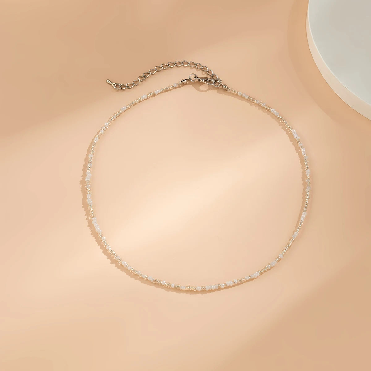 Solea Bead Choker — Handmade Multicolor Acrylic Necklace