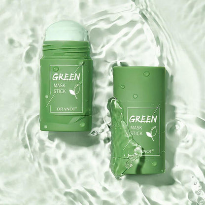 Natural Green Tea Clay Mask Stick– Clears Acne & Refines Pores🌿