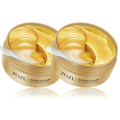 Liora Gold Eye Mask Set — Crystal Collagen Patches for Dark Circles & Hydration
